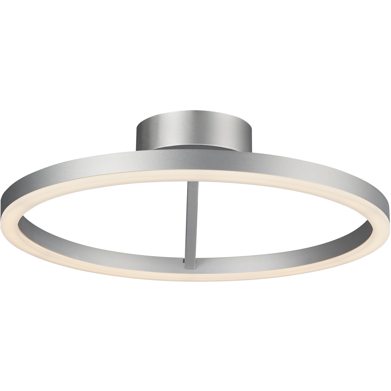 Zuben 19.75 inch Silver Semi-Flush Ceiling Light