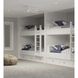 6in Shallow Recessed Trim PAR-30SN Satin White Step Baffle Trim