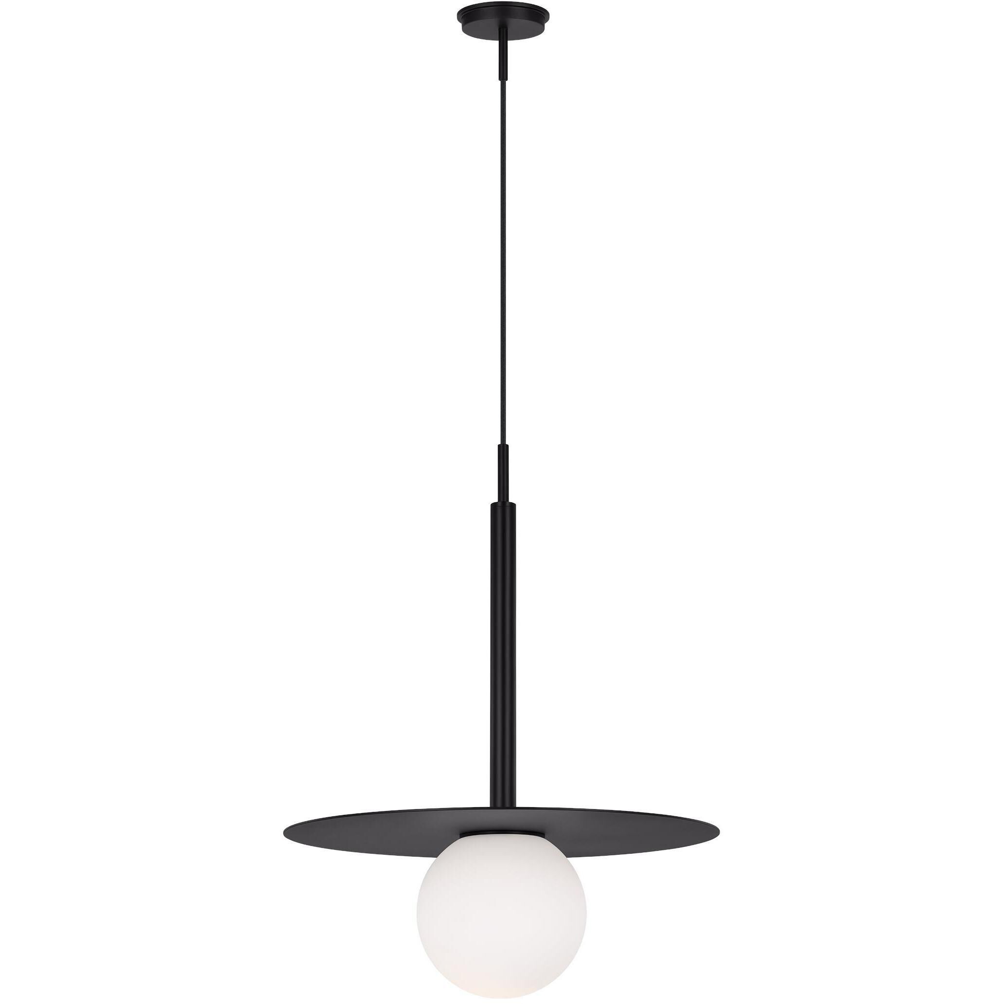 Kelly by Kelly Wearstler Nodes 1 Light 18 inch Midnight Black Pendant Ceiling Light