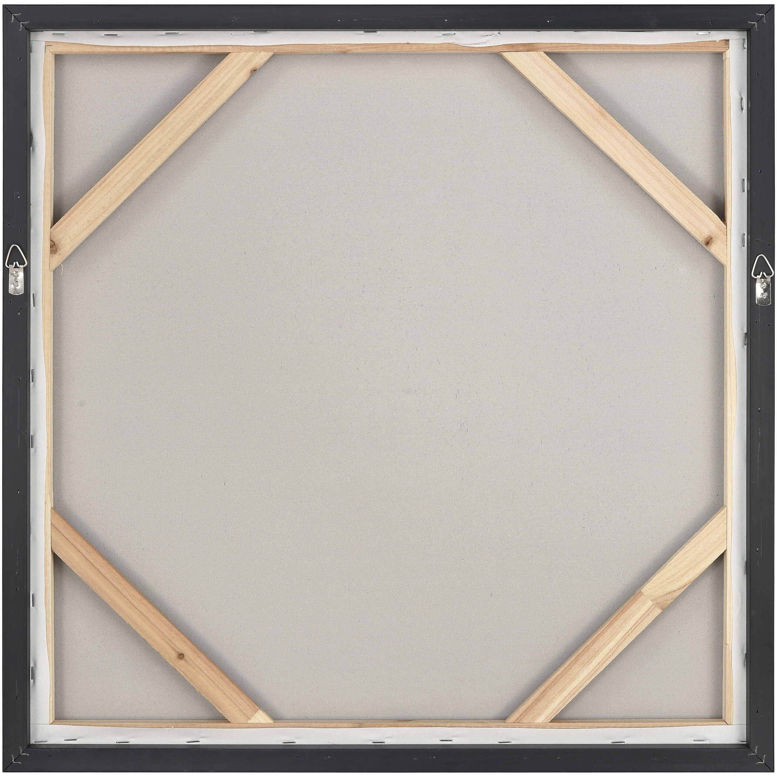 Silhouette II Black with White Framed Wall Art