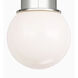 Chapman & Myers Callan LED 9 inch Polished Nickel Flush Mount Ceiling Light