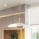 Novella LED 18 inch Polished Gold Convertible Pendant Ceiling Light