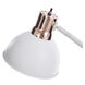 Signature 58 inch 40 watt White and Copper Floor Lamp Portable Light