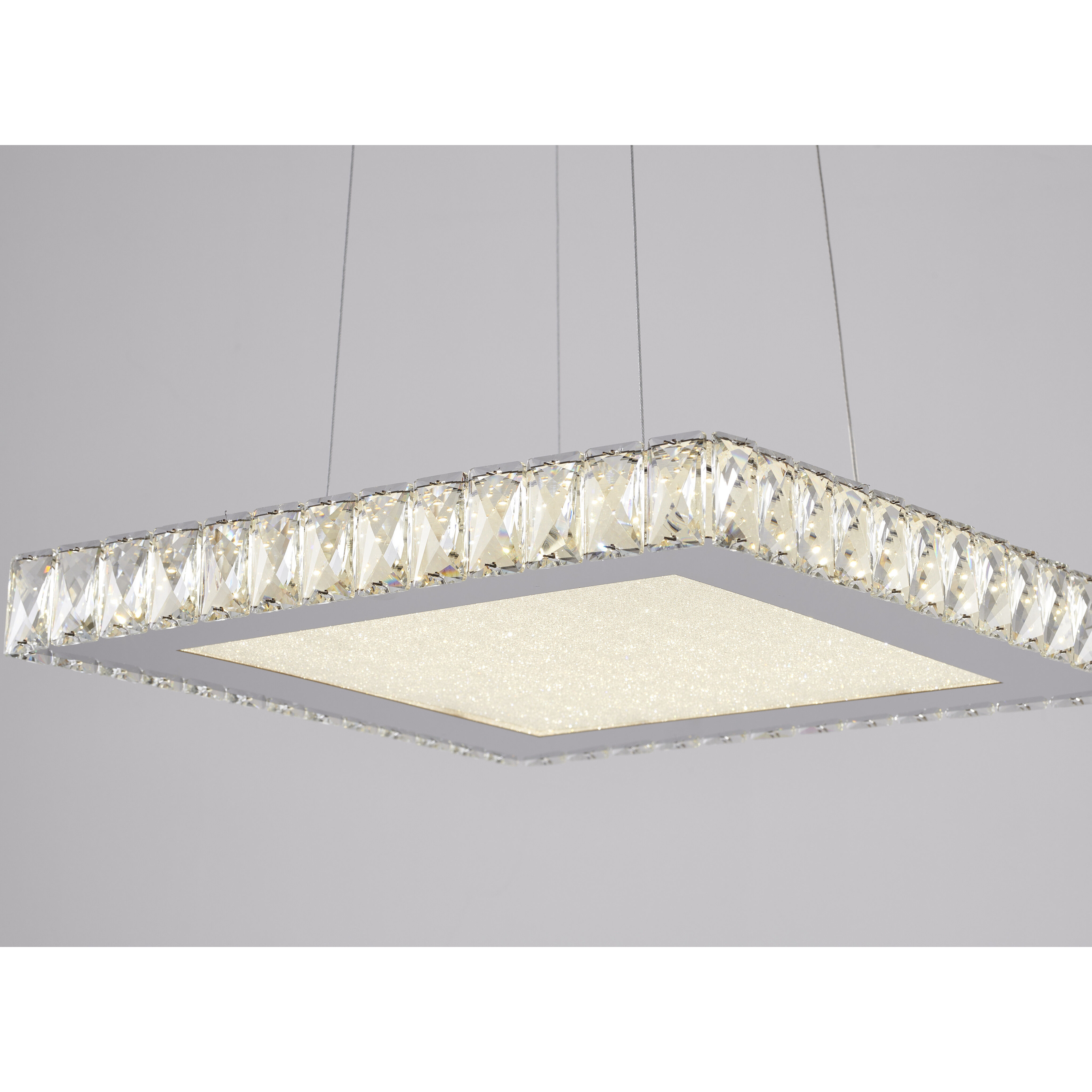 Canada LED 17 inch Chrome Chandelier Ceiling Light
