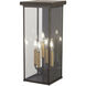 Casway 5 Light 22 inch Oil Rubbed Bronze/Gold Outdoor Pocket Lantern, Great Outdoors