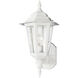 Builder Cast 1 Light 17 inch White Outdoor Wall Mount