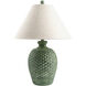 Yosemite 26 inch 150 watt Green Accent Table Lamp Portable Light
