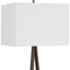 Galloway 30.75 inch 150 watt Dark Bronze and Black Marble Table Lamp Portable Light