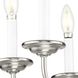Kipling 5 Light 17.5 inch Brushed Nickel Chandelier Ceiling Light