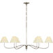 Chapman & Myers Hollings LED 53.5 inch Pewter Chandelier Ceiling Light