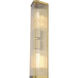 Barbier 2 Light 5.5 inch Antique Gold Wall Light