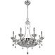 Orecchini 12 Light 33 inch Two Tone Silver Chandelier Ceiling Light