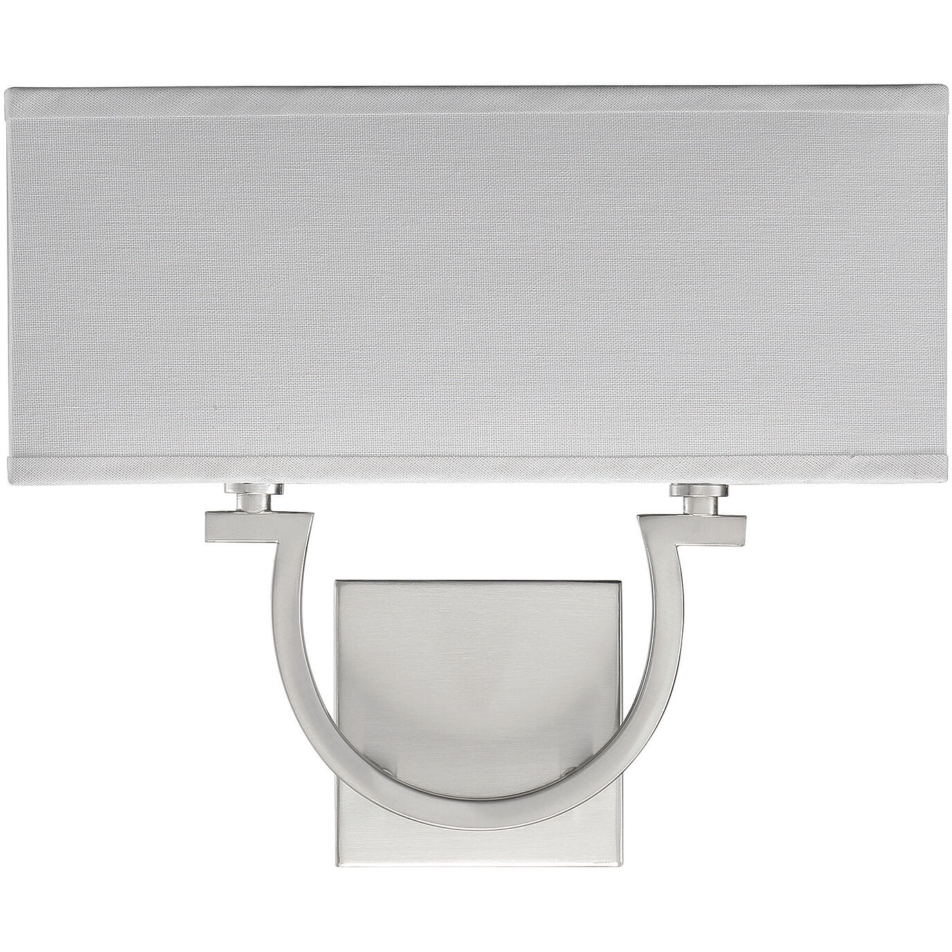 Rhodes 2 Light 14 inch Satin Nickel ADA Wall Sconce Wall Light, Essentials