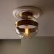 Garrison 1 Light 11 inch Antique Brass Flush Mount Ceiling Light, Small