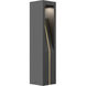 Cubical 12 7.4 watt Granite Bollard Light in 3000K Warm White LED, WAC Landscape