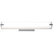Tube LED 25 inch Brushed Steel Vanity Light Wall Light
