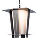 Linea 1 Light 16 inch Coastal Black Outdoor Lantern
