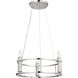 Rosalind 3 Light 19.5 inch Polished Nickel Chandelier Ceiling Light