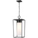 Sheridan 1 Light 10 inch Black Outdoor Chain Mount Ceiling Fixture