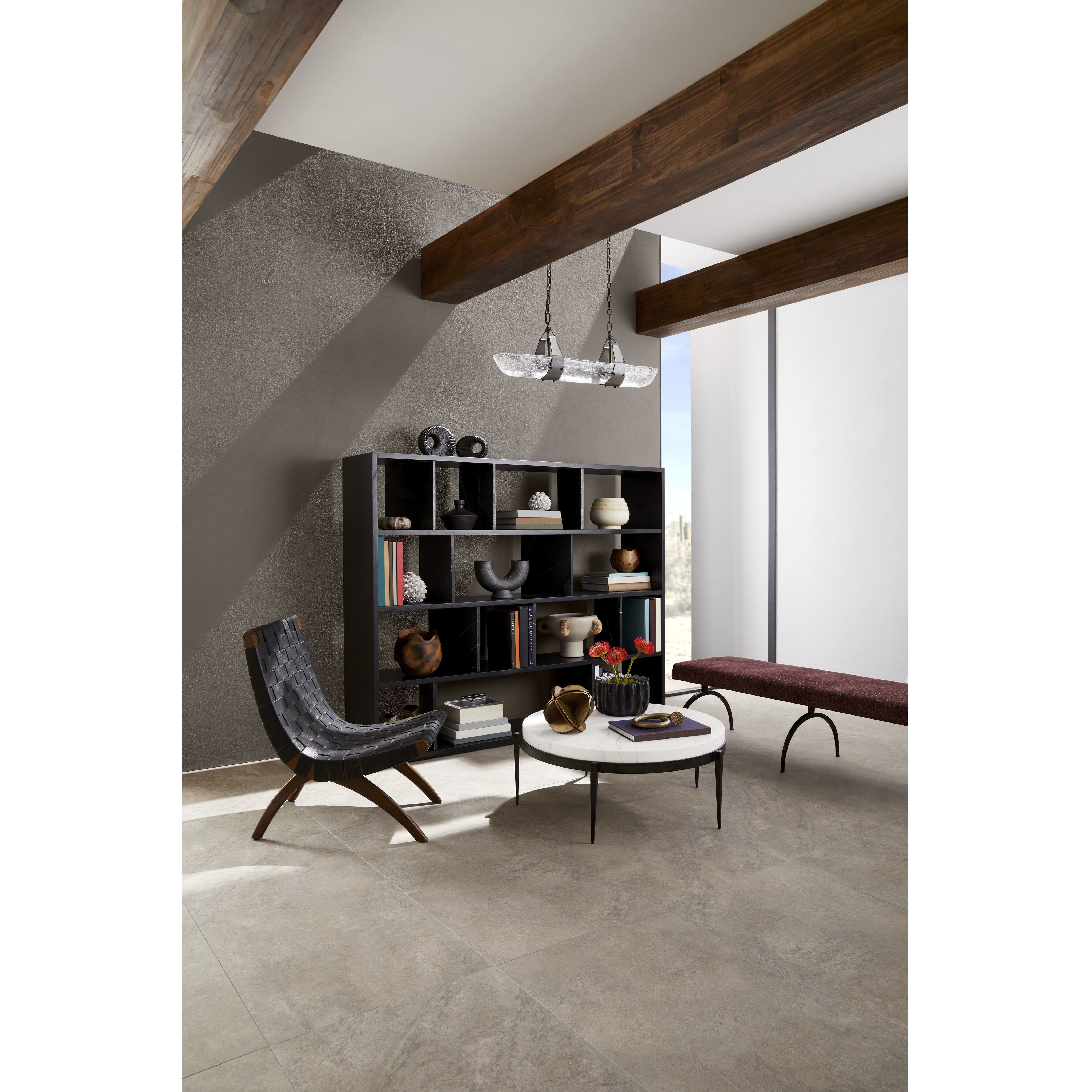 Mykonos 4 Light 37.5 inch Clear and English Bronze Pendant Ceiling Light