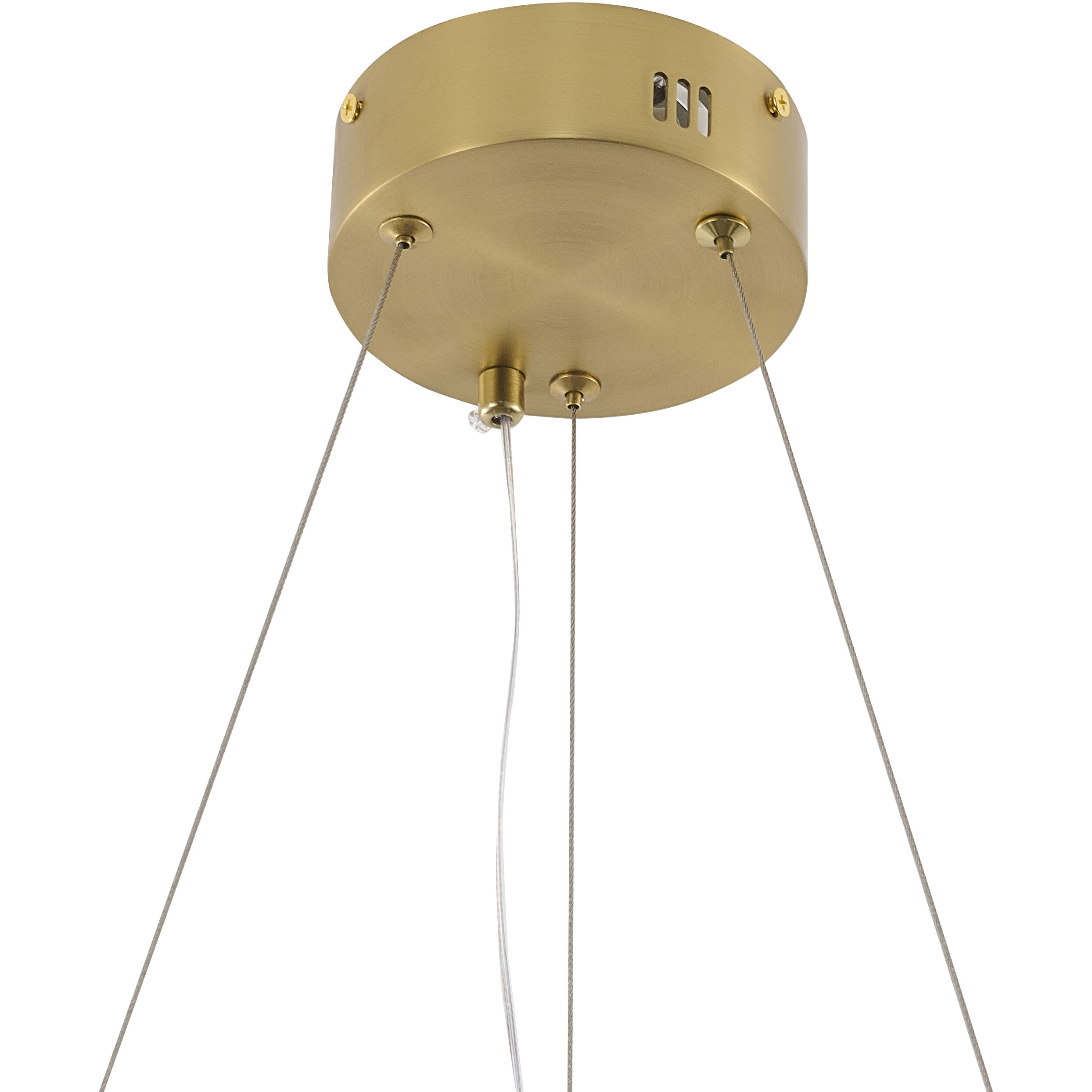 Canada LED 23.6 inch Satin Brass Chandelier Ceiling Light