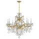 Maria Theresa 9 Light 28 inch Gold Chandelier Ceiling Light in Clear Hand Cut