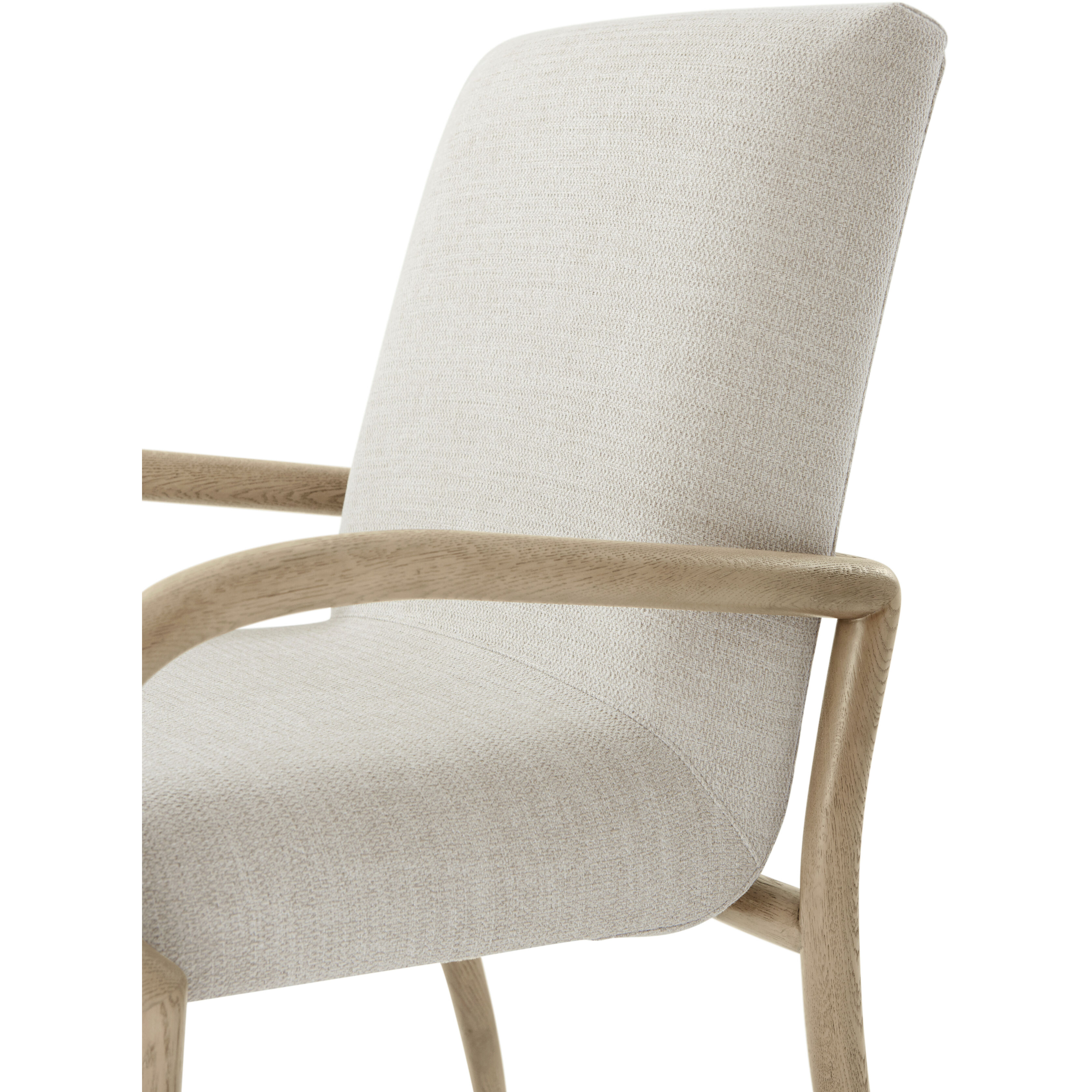 Catalina Dune Dining Chair, Wooden, Upholstered