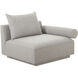 Rosello Grey Accent Chair, Right