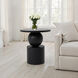 Paola 22 X 20 inch Black Side Table