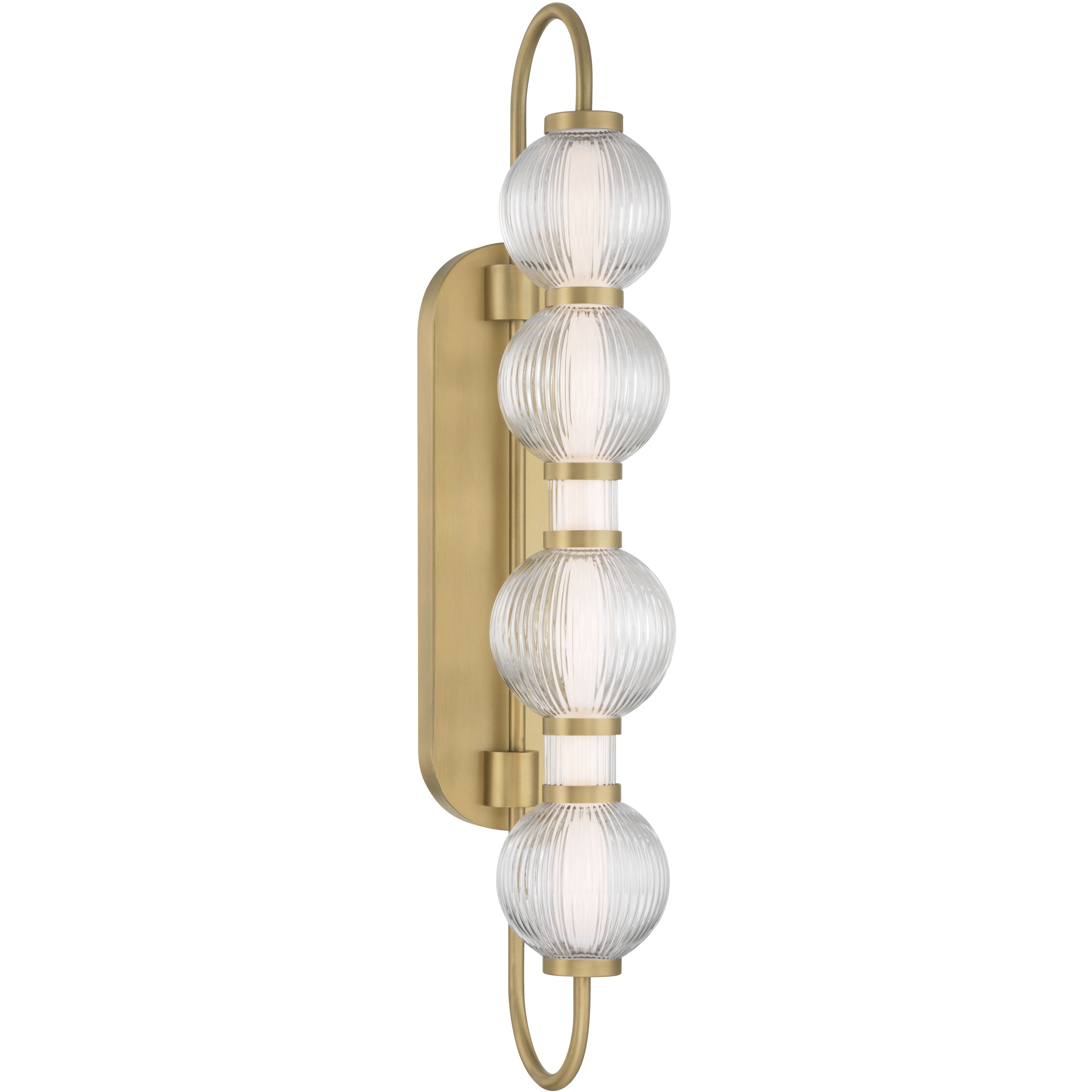 Cordel LED 5.25 inch Legacy Brass Wall Sconce Wall Light