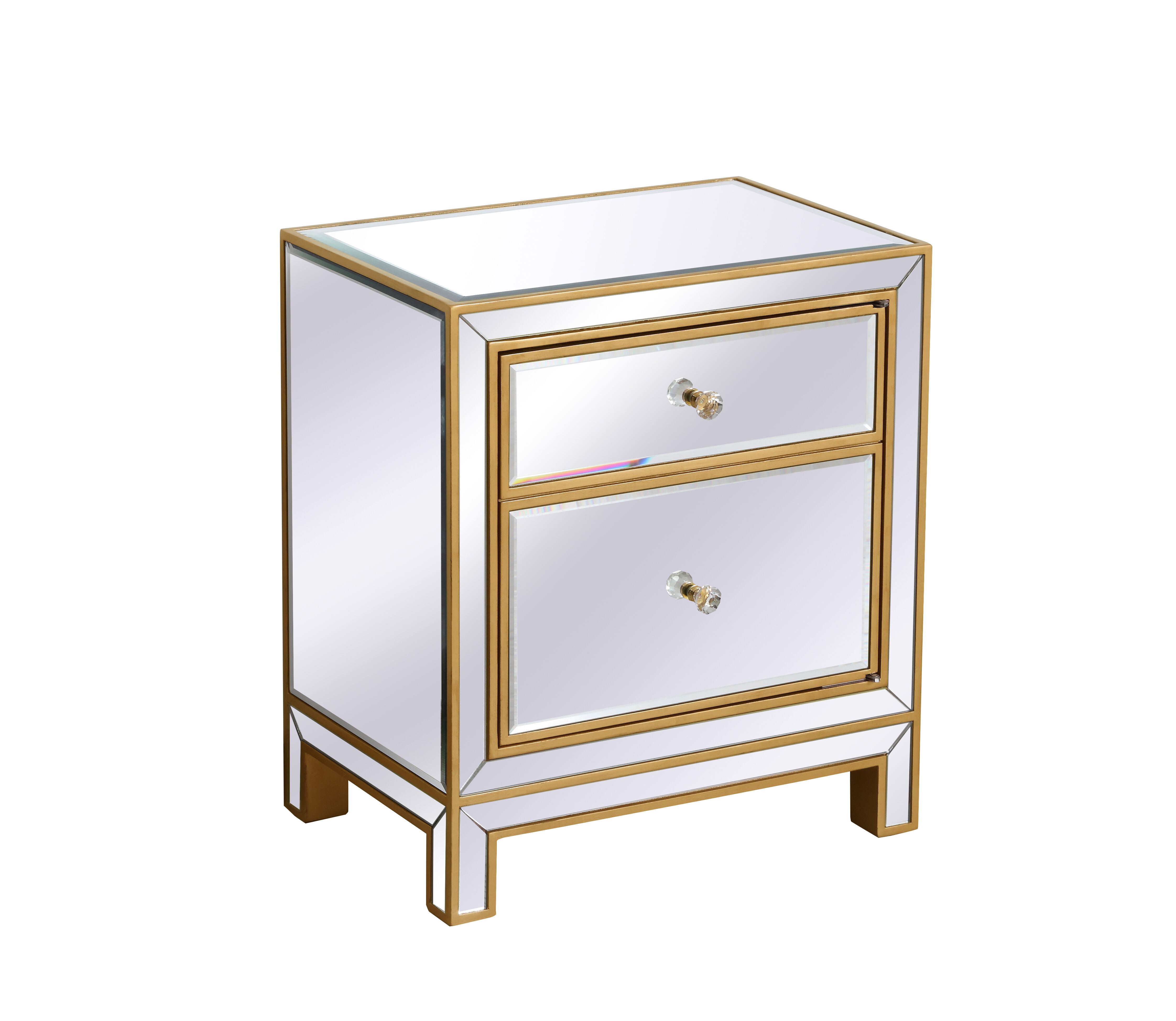 Reflexion Antique Gold Cabinet
