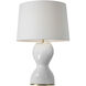 Thomas O'Brien Misaki 27.75 inch 15 watt Veiled White Table Lamp Portable Light