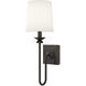 William 1 Light 5.25 inch Deep Patina Bronze Wall Sconce Wall Light