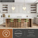 Burnett 3 Light 15.75 inch Muted Brass Pendant Ceiling Light