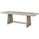 Harbor 92 X 30 inch Cerused Wheat and Oatmeal Indoor Outdoor Dining Table