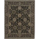 Dinar 36 X 24 inch Black / Brown / Olive / Dark Brown / Off-White Handmade Rug