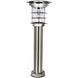 Stainless Steel Bollard 13.00 watt Silver Path Light, Solar