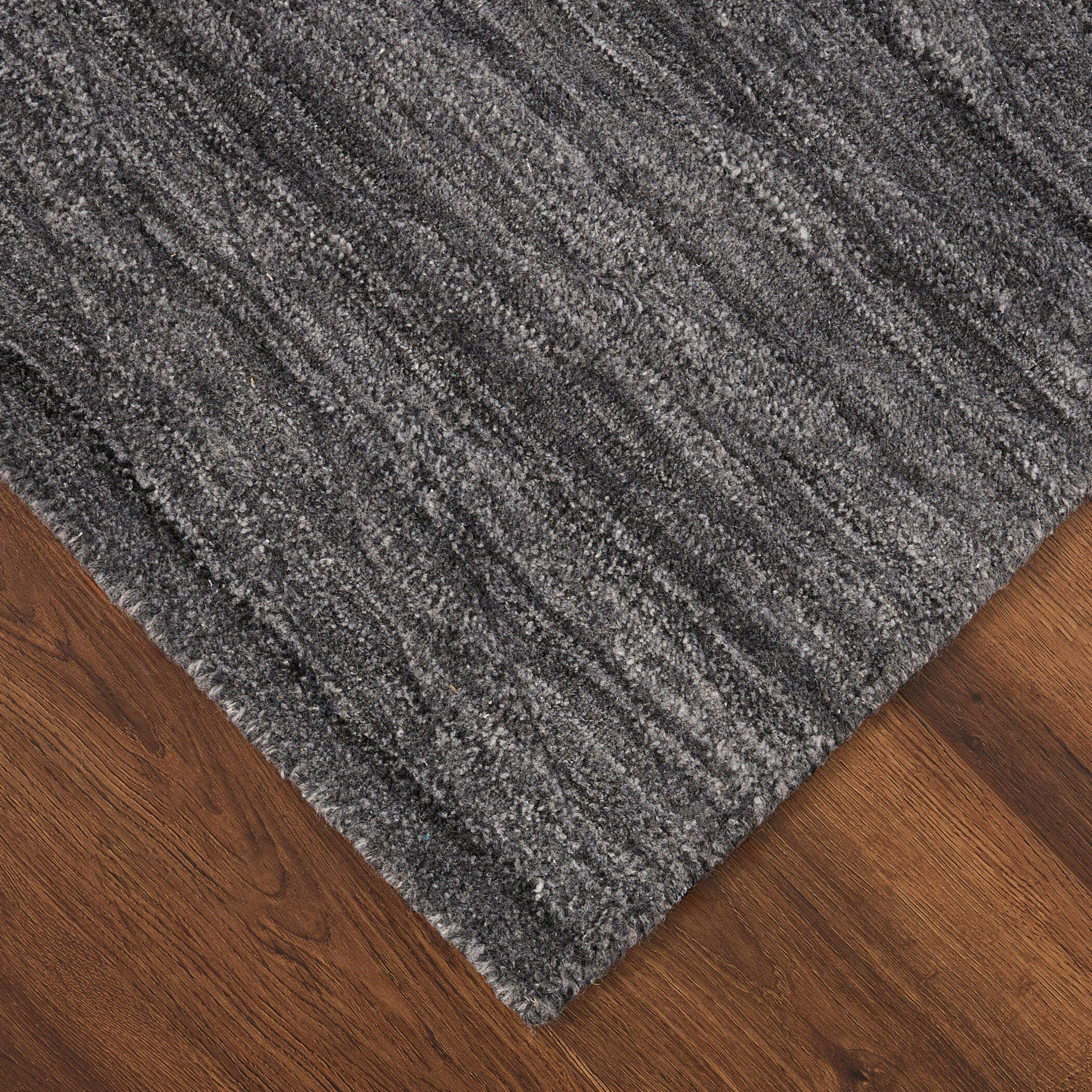 Pari 158 X 118 inch Dark Grey Rug in 10 x 13