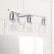 Layla 3 Light 24 inch Chrome Vanity Light Wall Light