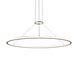 Luna LED 49.5 inch Brass Pendant Ceiling Light in 3500K