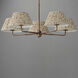 Dunbridge 5 Light 42 inch Weathered Brass Chandelier Ceiling Light
