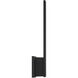 Davis LED 18 inch Black Outdoor Wall Lantern