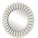 Miran 42.13 X 42.13 inch Antique Gold and White Glass Mirror