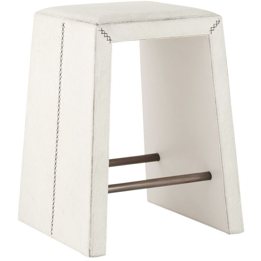 Cowan 25 inch White Counter Stool