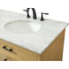 Americana 72 X 22 X 35 inch Natural Wood Vanity Sink Set