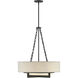 Brentwood 4 Light 24 inch Matte Black Pendant Ceiling Light