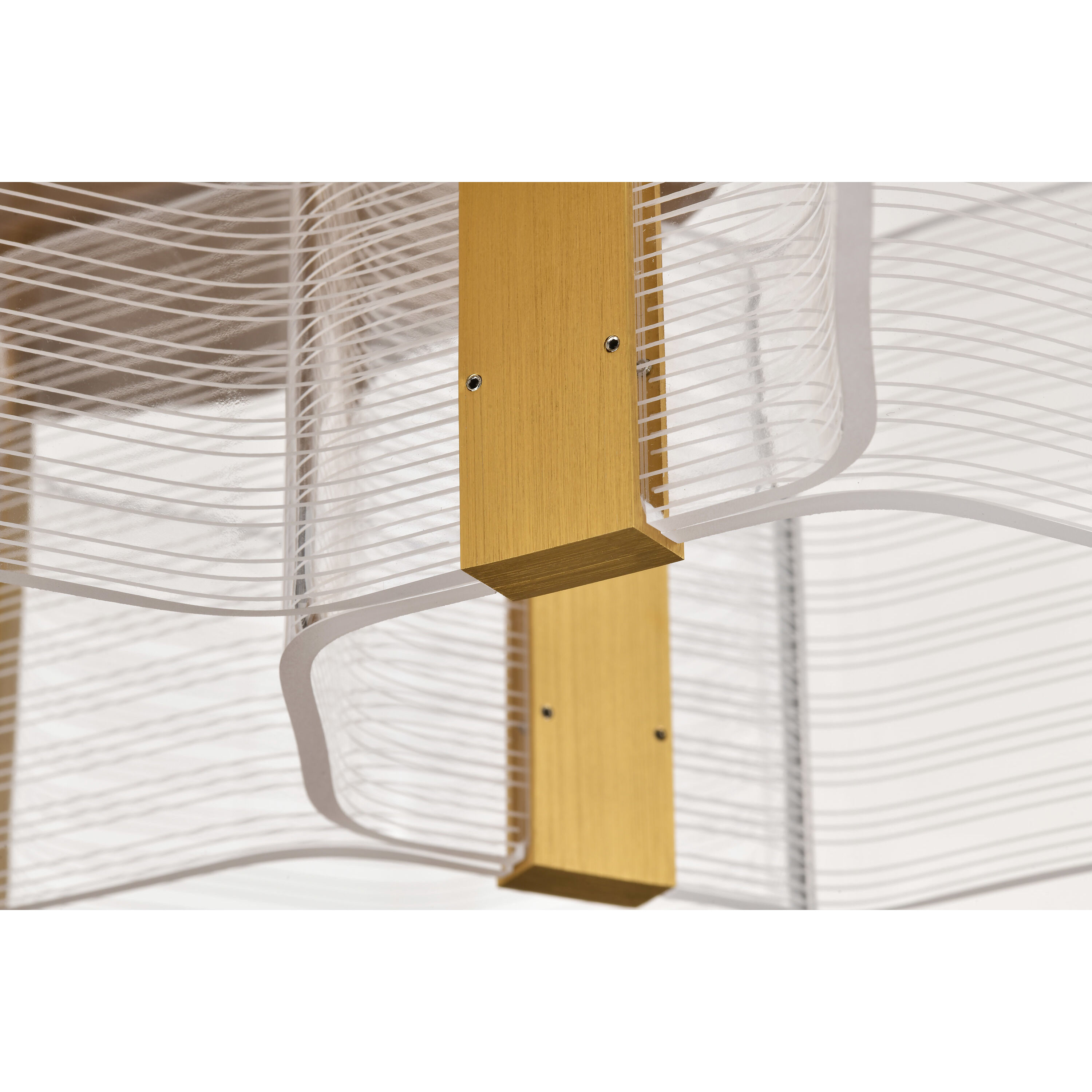 Kenzo LED 20.5 inch Polished Anodized Bronze Flush Mount Ceiling Light