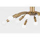 Tristan 12 Light 25 inch Patina Brass Semi Flush Ceiling Light