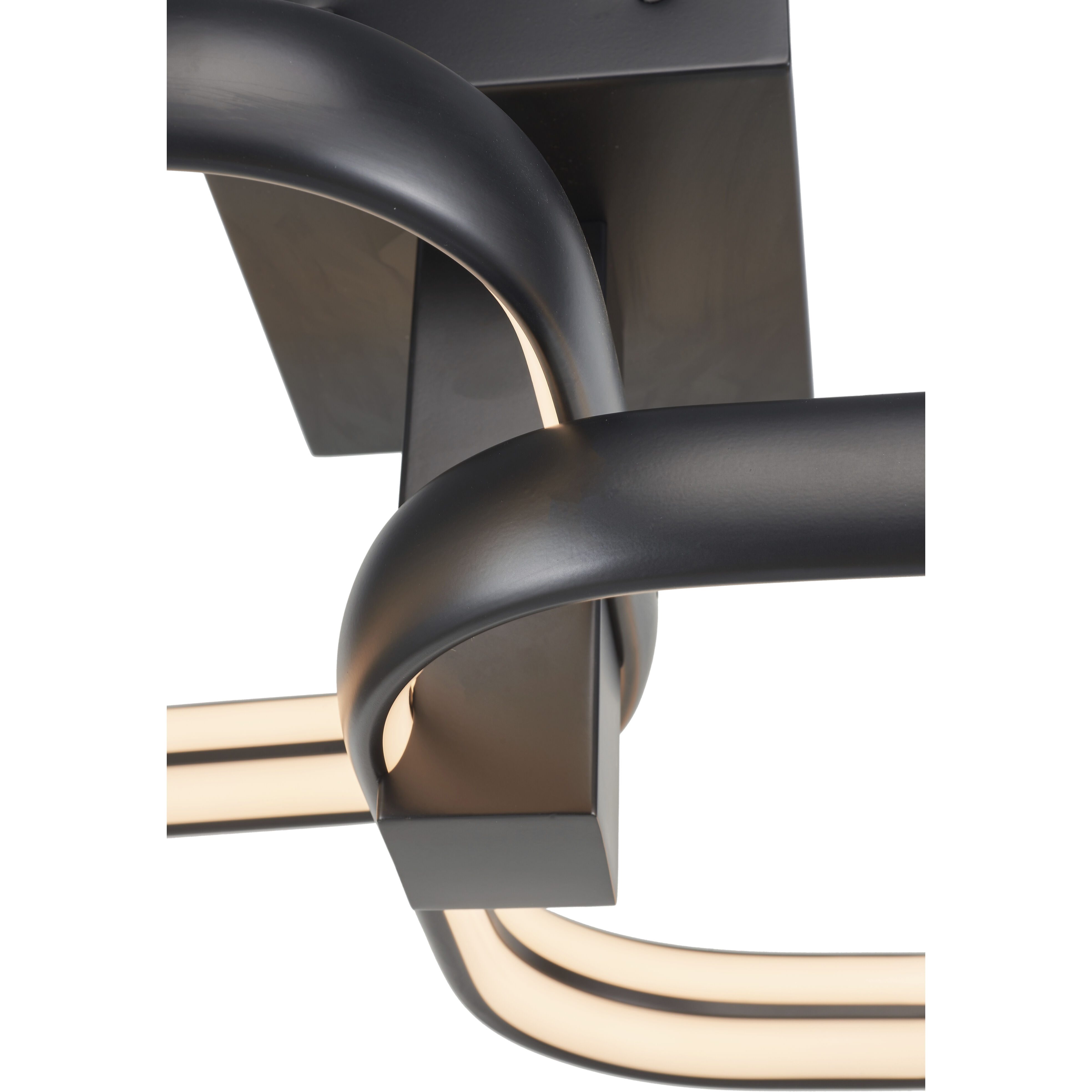 Rave LED 17 inch Matte Black Flush Mount Ceiling Light