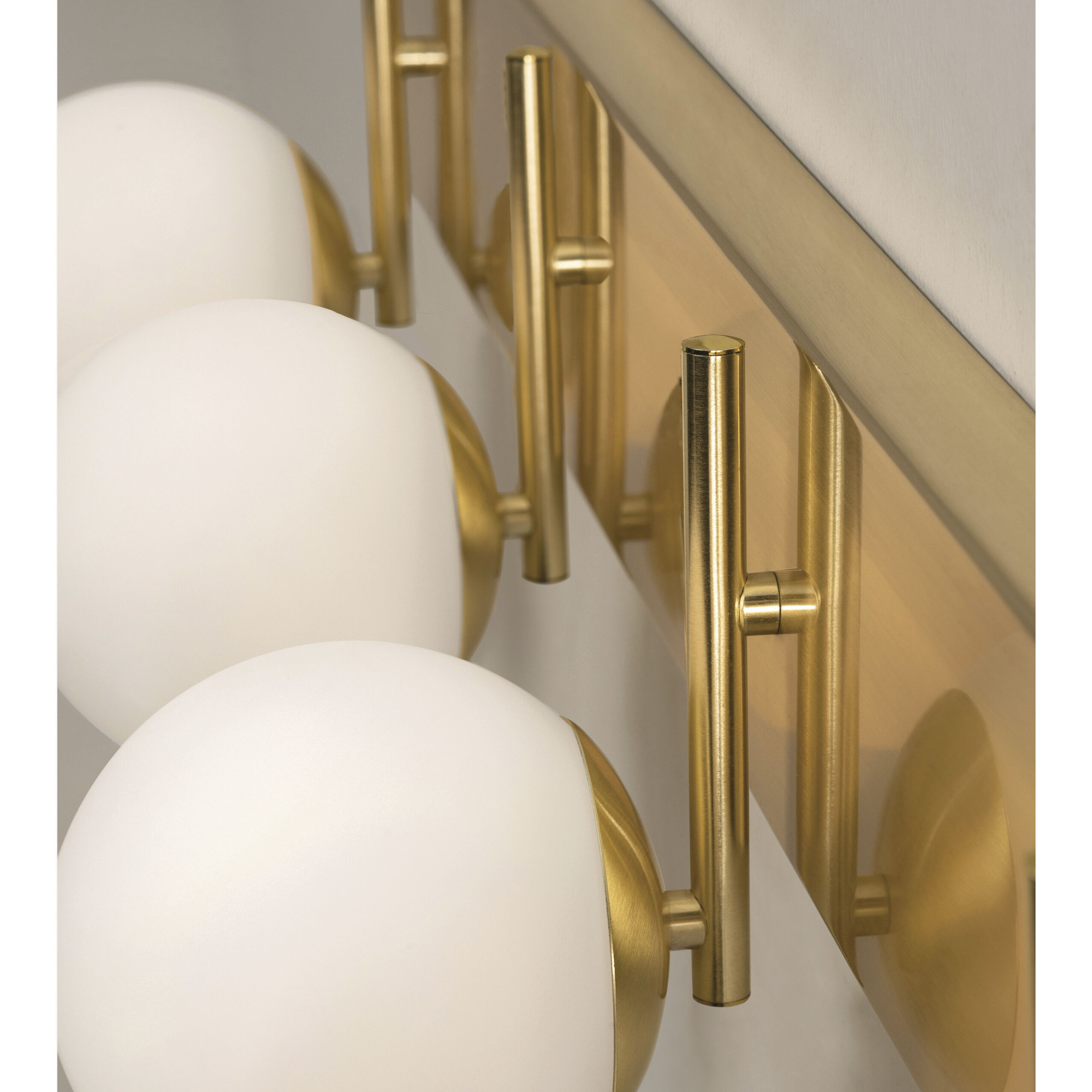 Metropolitan LED 7.3 inch Satin Brass Bath Vanity Wall Light